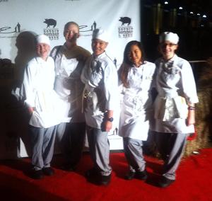 Boudin Bourbon and Beer red carpet with some of my NOCCA classmates
